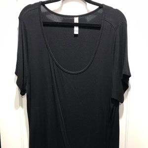 GUC Solid Black Lularoe Classic Tee